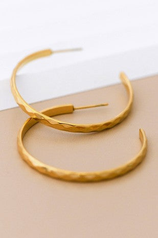 Georgia's Gold Hoop Earrings