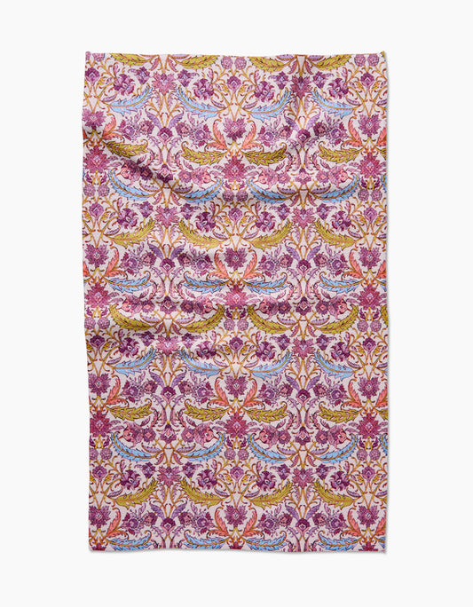 Geometry Morning Glory Tea Towel