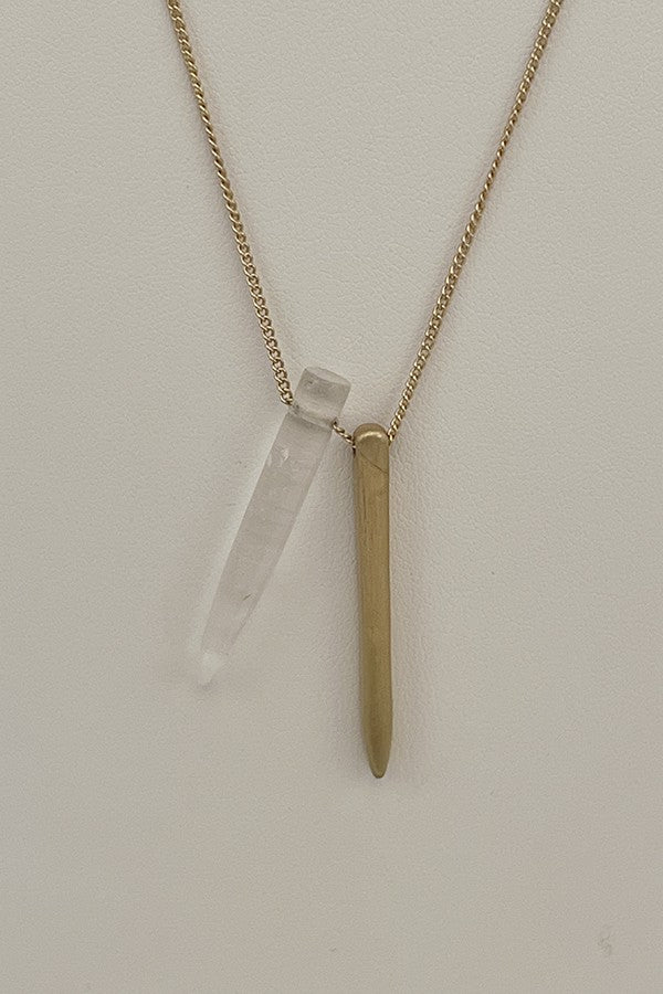The Betsy Bar Pendant Layered Necklace