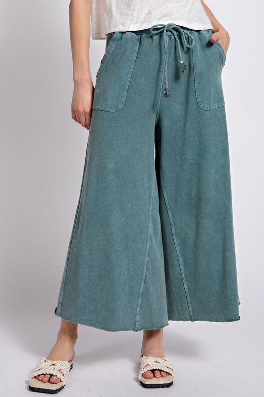 Golden Hour Wide Leg Pants 2 Colors (Small to Large)