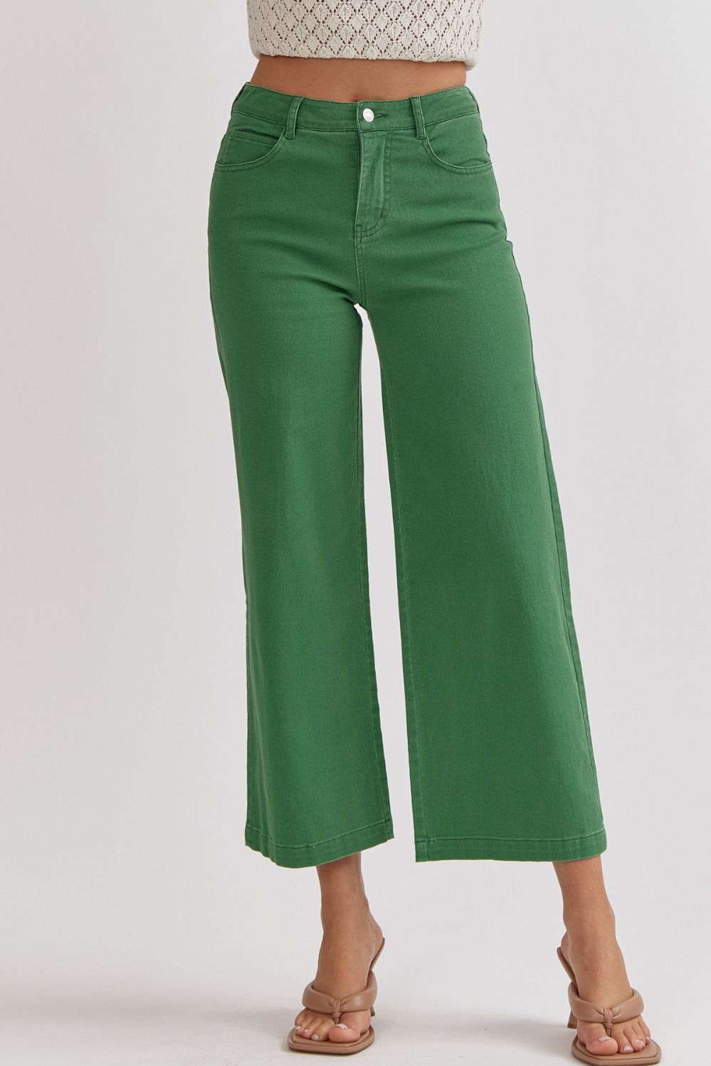 Don't Worry, Be Happy Wide Leg Pants 3 Colors (Small to Large)