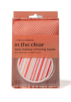 The Lemon Lavender In the Clear Makeup Removing towels