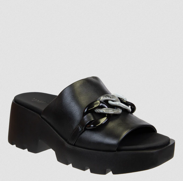 Naked Feet ISO Black Platform Sandal