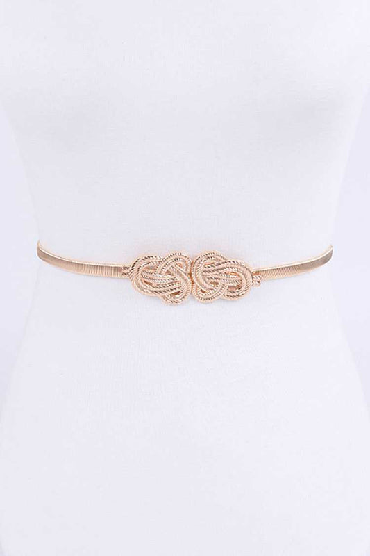 Knotted Up Elastic Belt 2 Colors