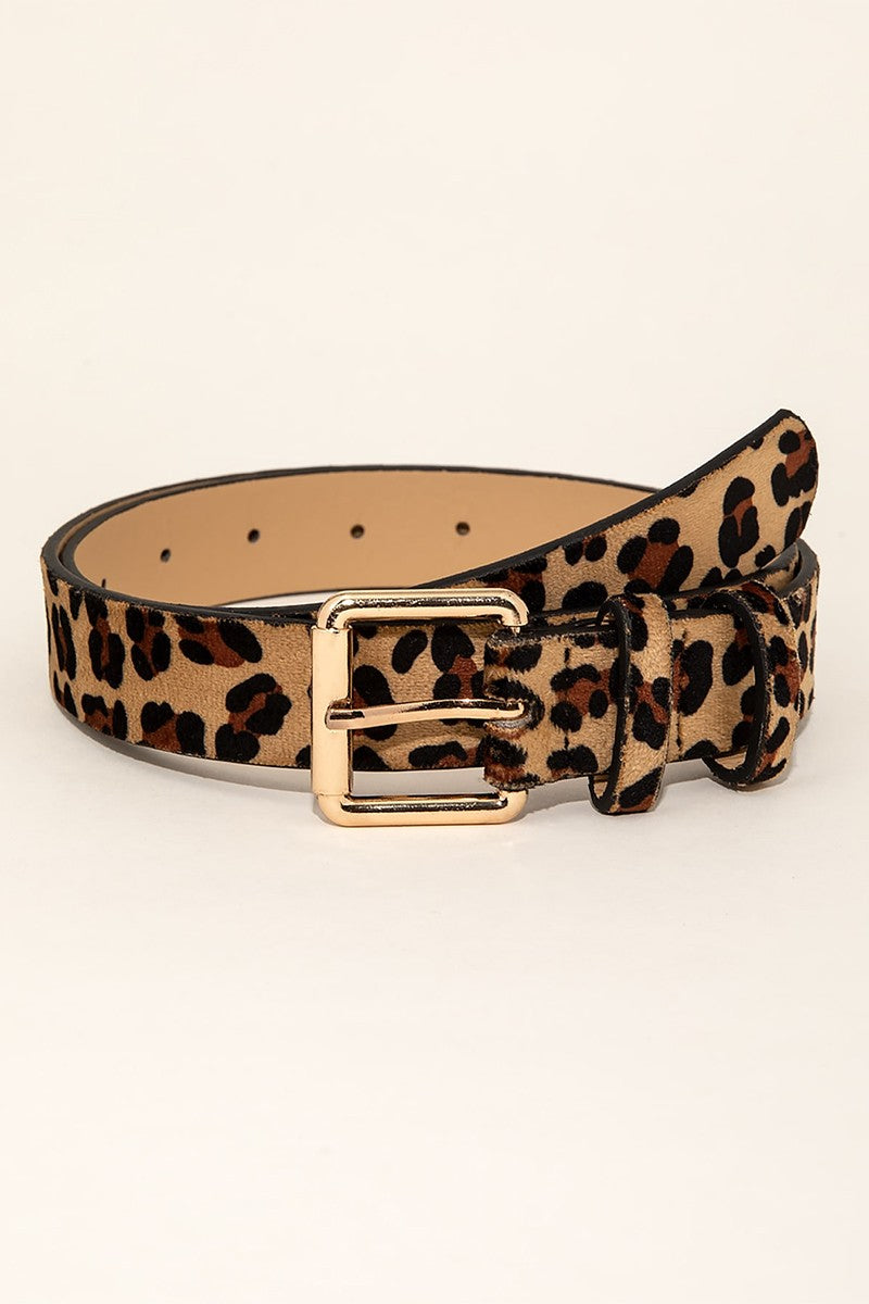 Leopard belt
