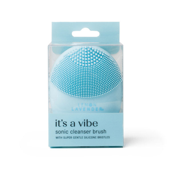 Lemon Lavender It's a Vibe Sonic Cleanser Brush, 4 Colors