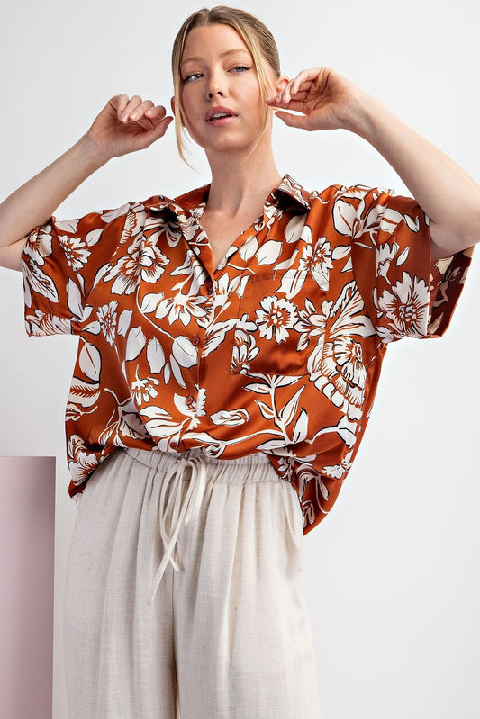 Love Like This Button Down Blouse (Small to Large)