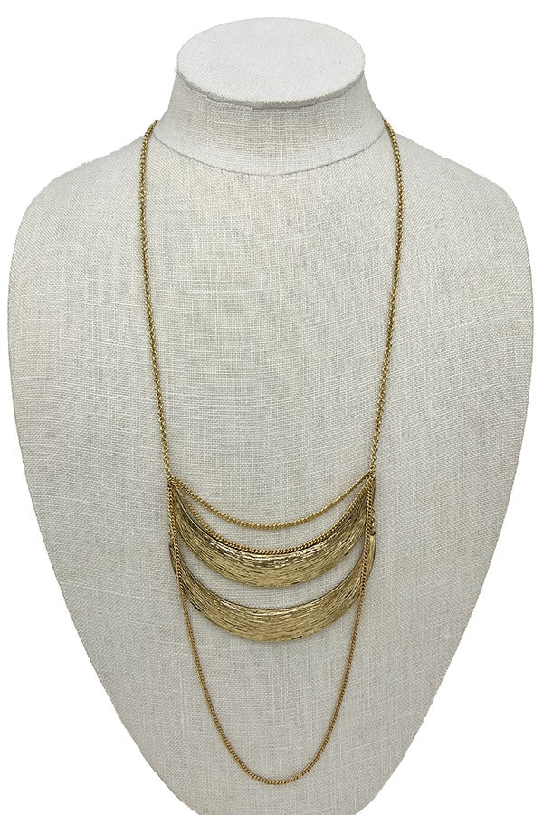 The Macy Gold Pendant Chain Necklace