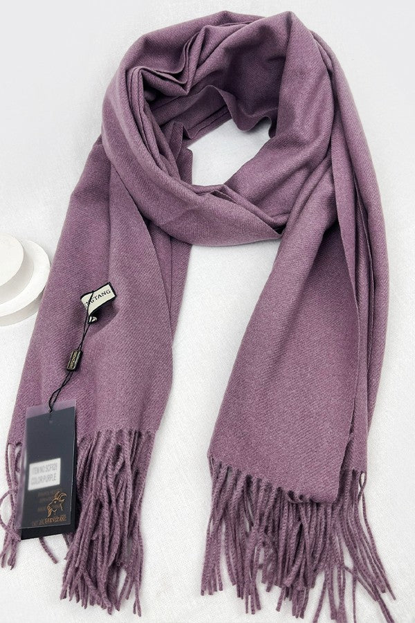 Soft Cashmere Scarf (4 Color Options)