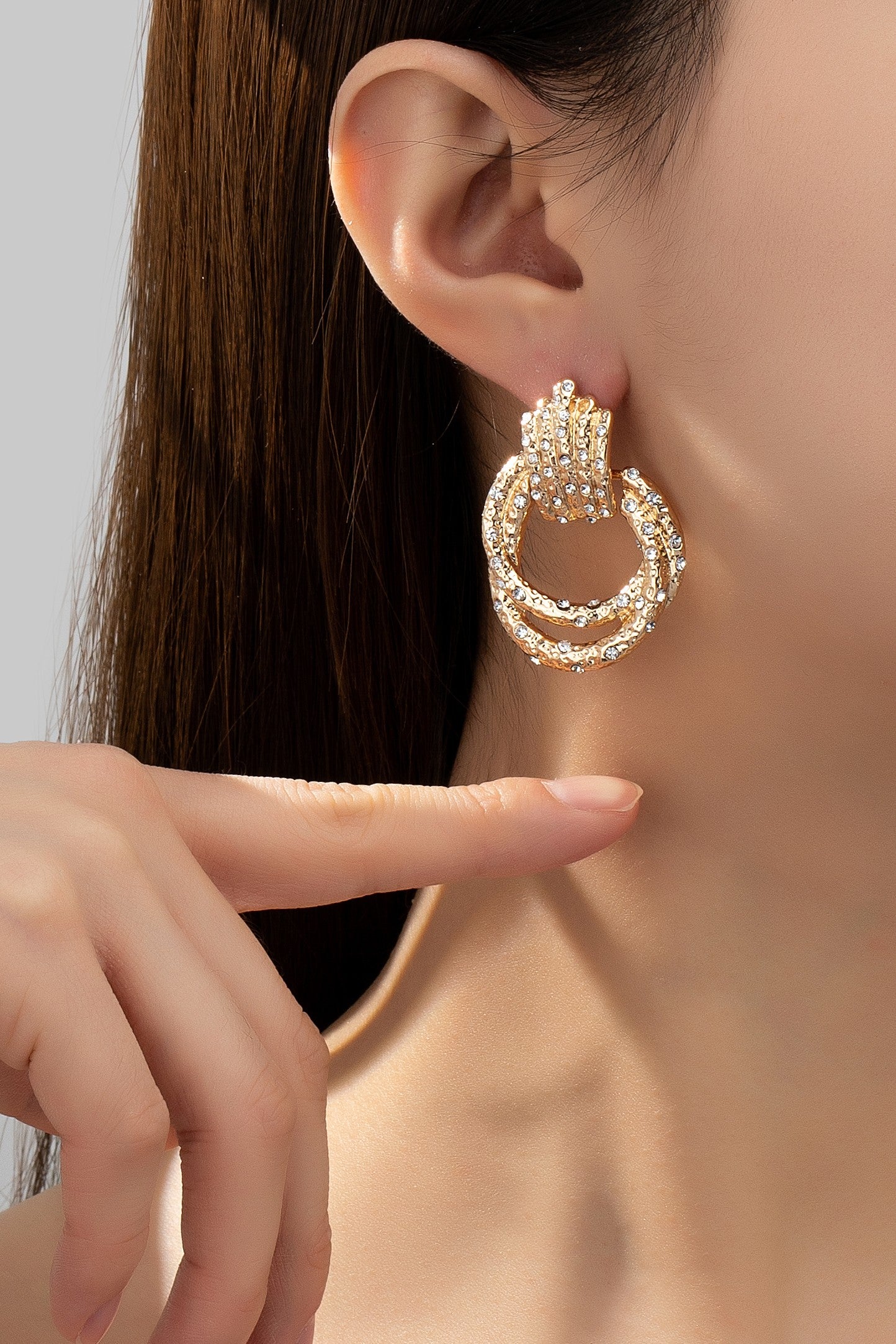 So Elegant Pave Earrings