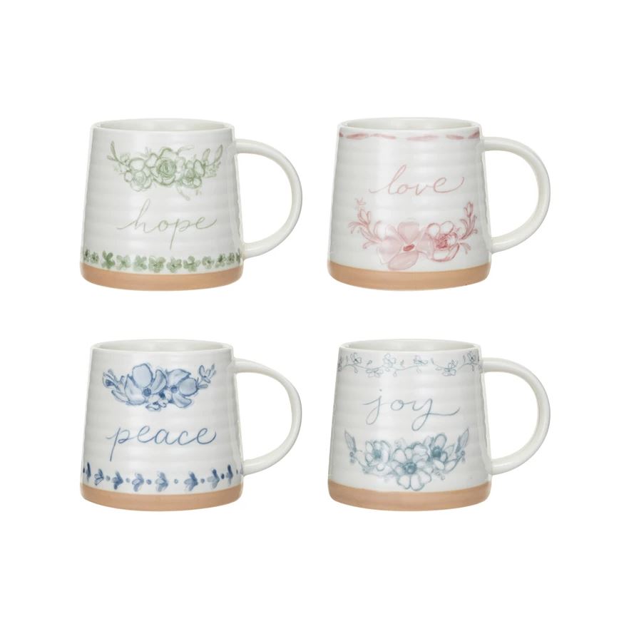 Holiday Saying Mugs (4 Style Options)