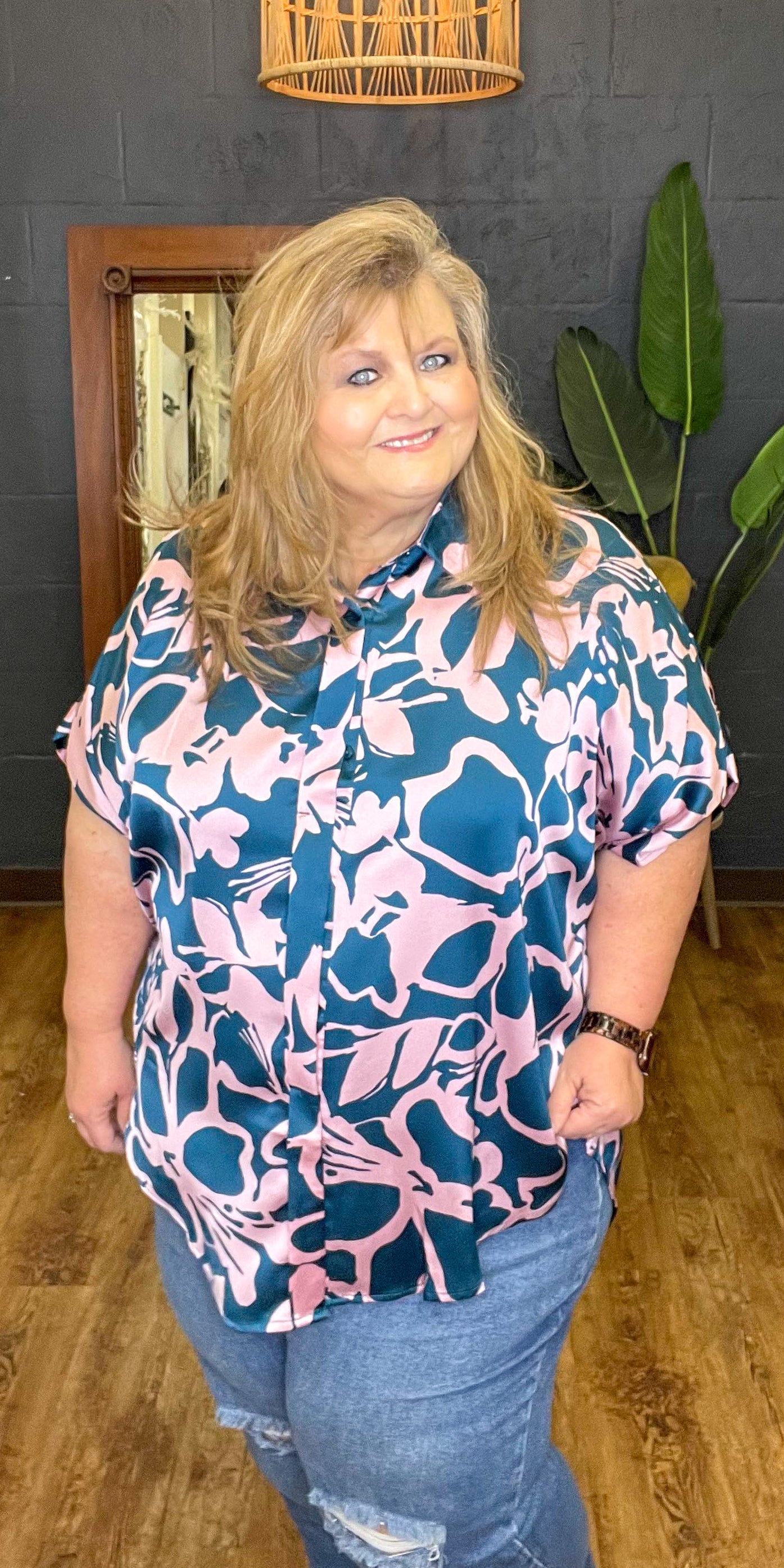 The Peony Blouse (XL to 2X)