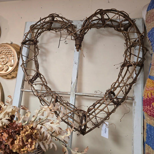 Hand Made Heart Shaped Vine Wreath