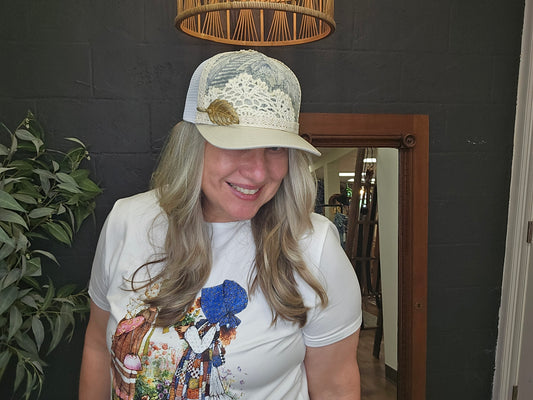 Crowned for His Glory Hopeless Romantic Handmade Hat