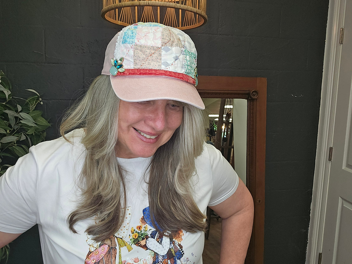 Crowned for His Glory Grandma's Quilt Handmade Hat
