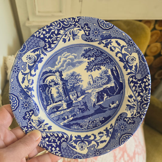 Blue Italian Spode Salad Plate