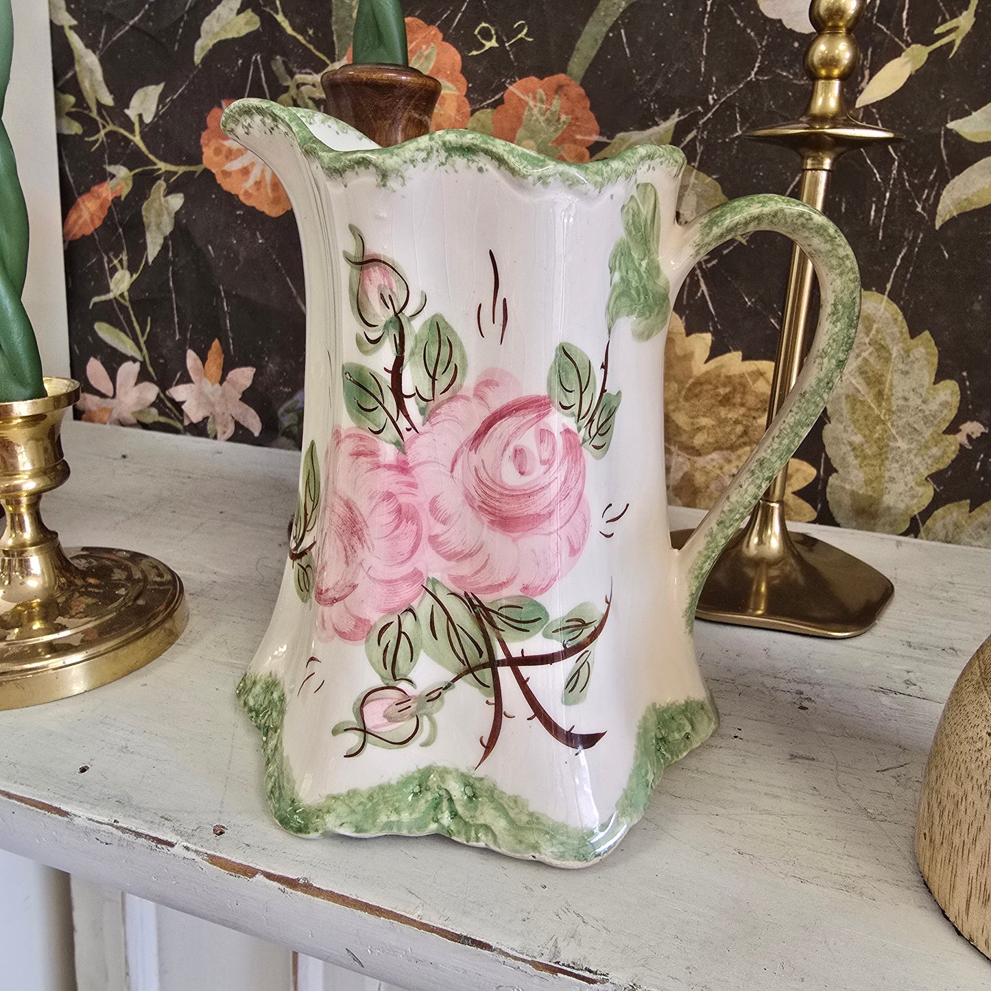 Vintage Cash Family Pottery Hand Painted 6" Vase