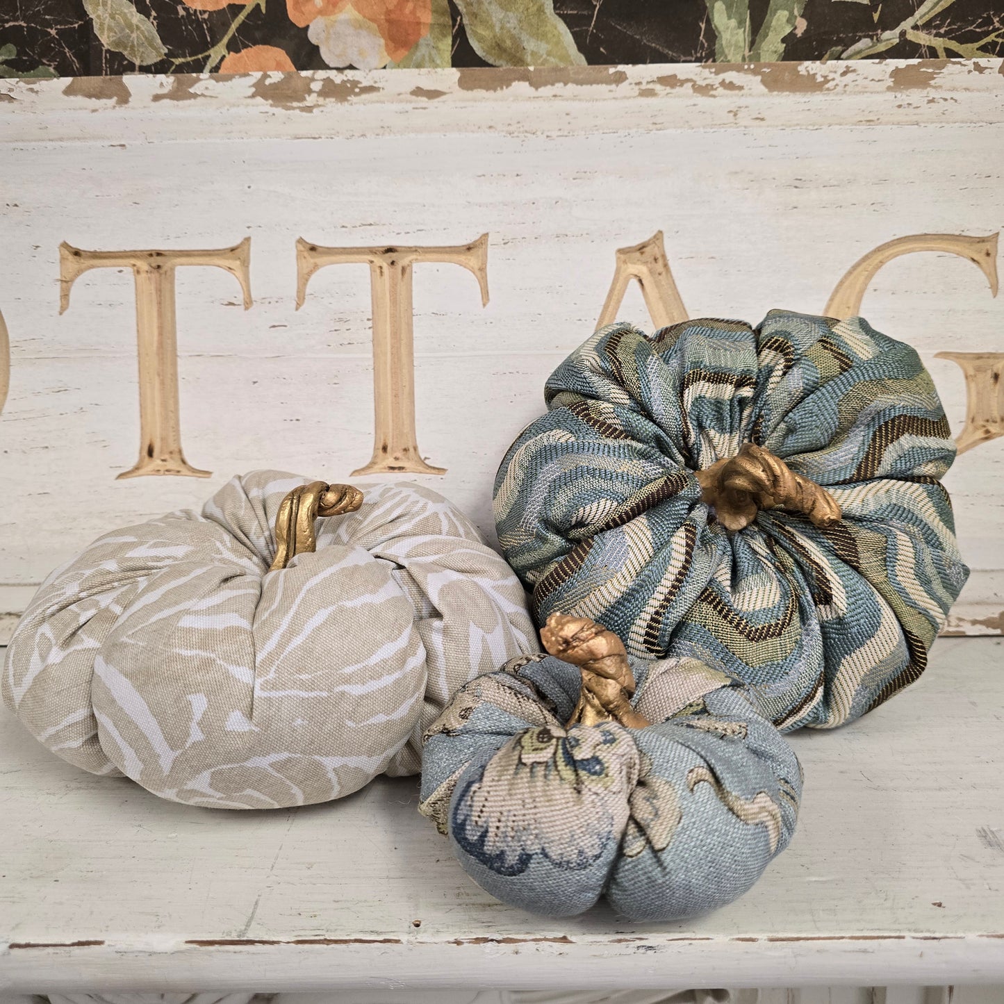 Hand Made Cloth Pumpkin