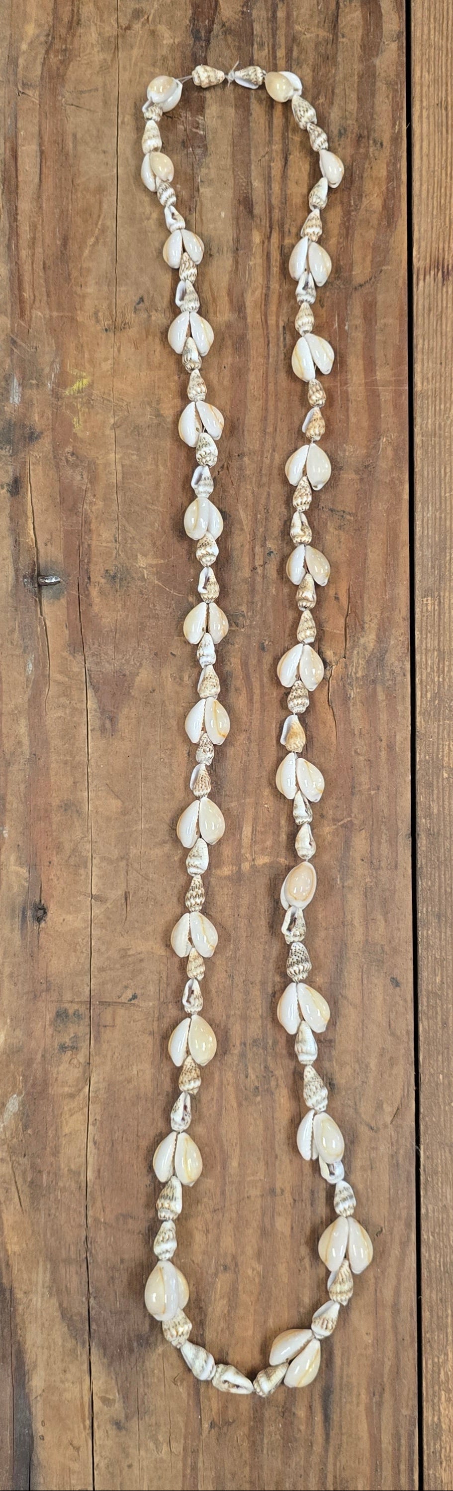 VIntage Genuine Cowrie Shell Lei Necklace #3