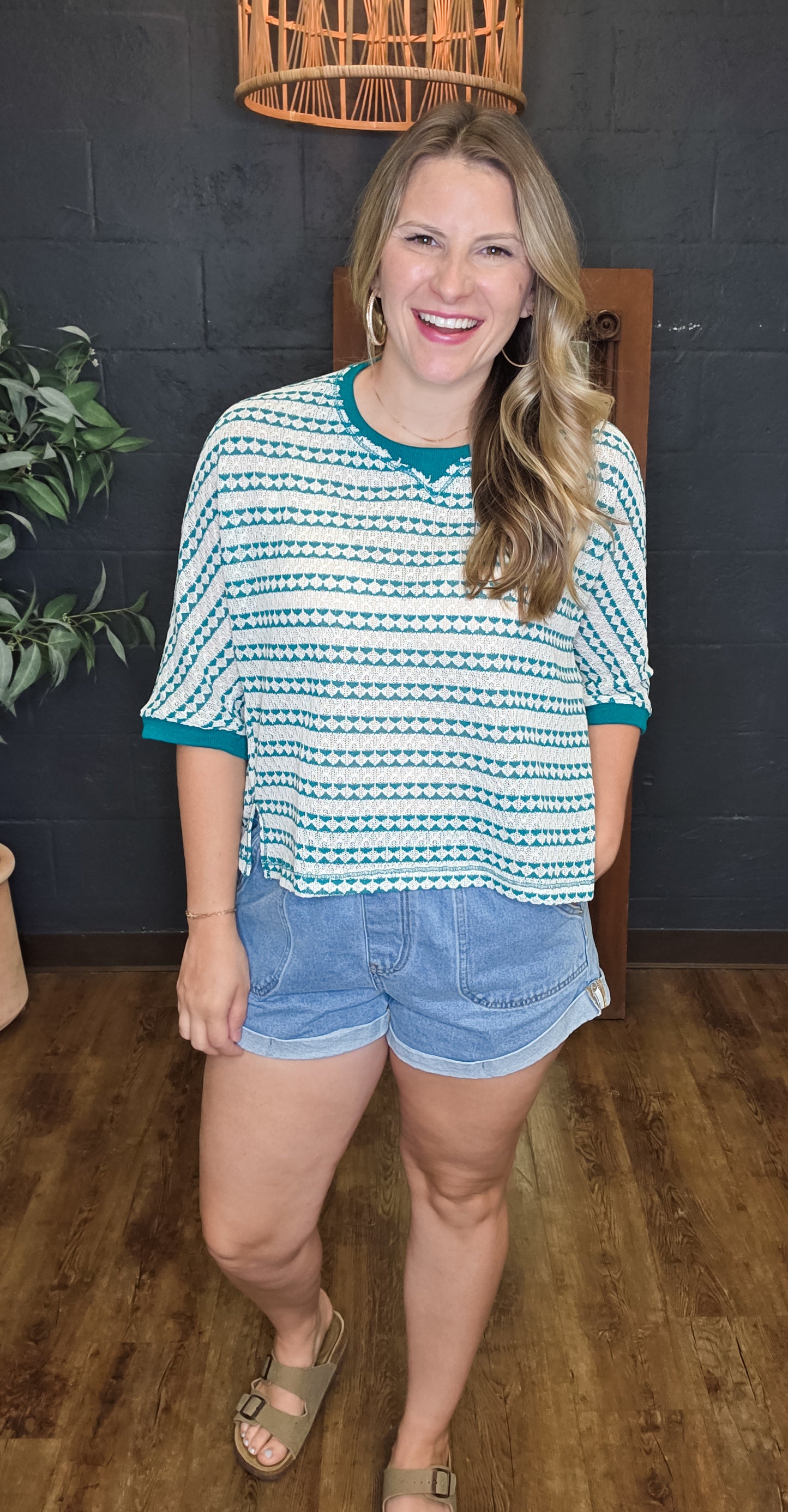 Friend of Jesus Seafoam Top (Small to Large)