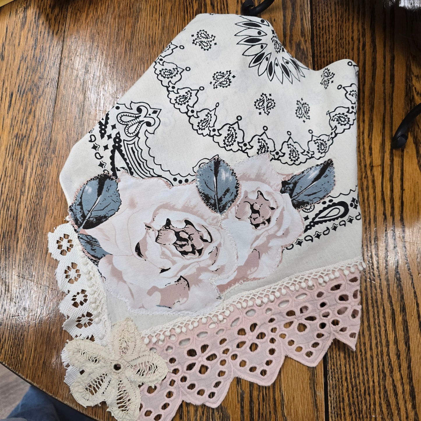 Upcycled Wild Rag Running Rose