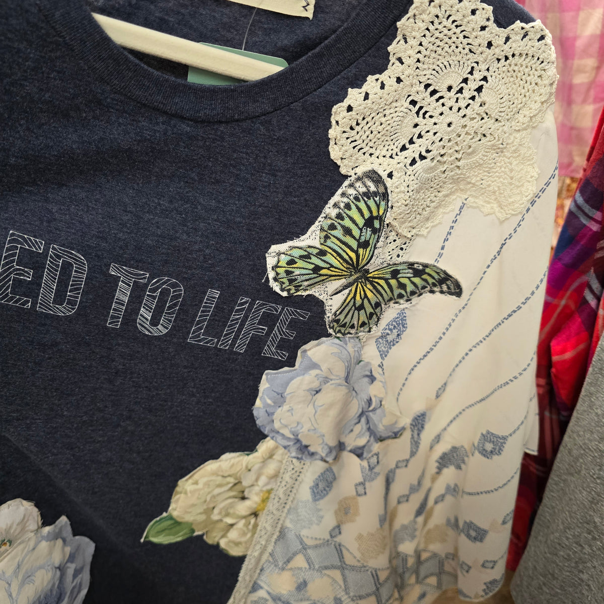 Raised to Life Upcycled Top