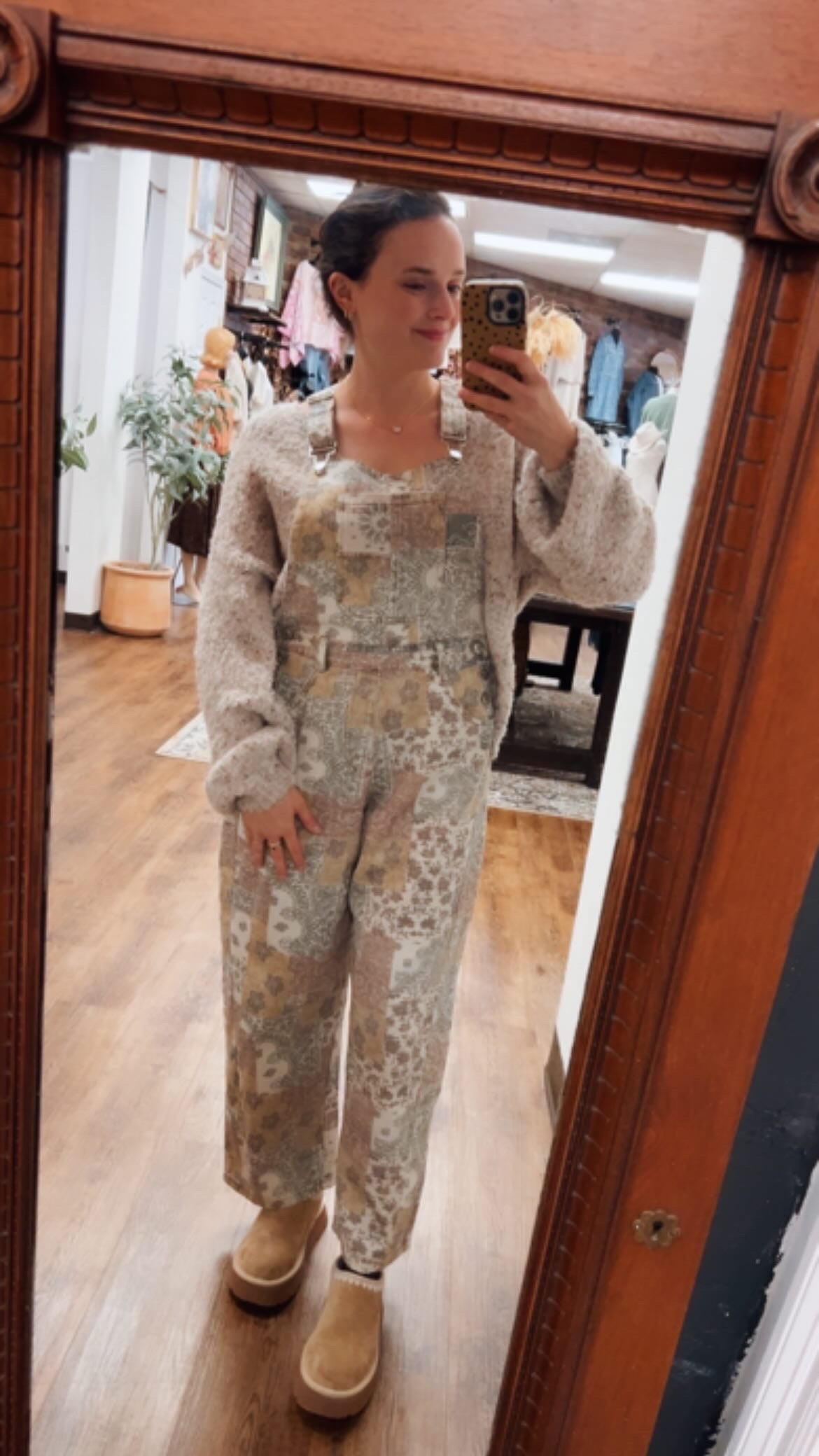 Joyful Song Print Overalls