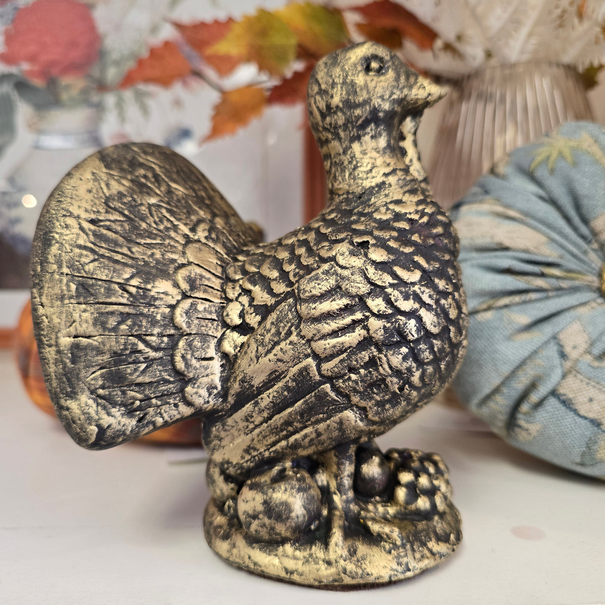Hand Painted Upcycled Turkey