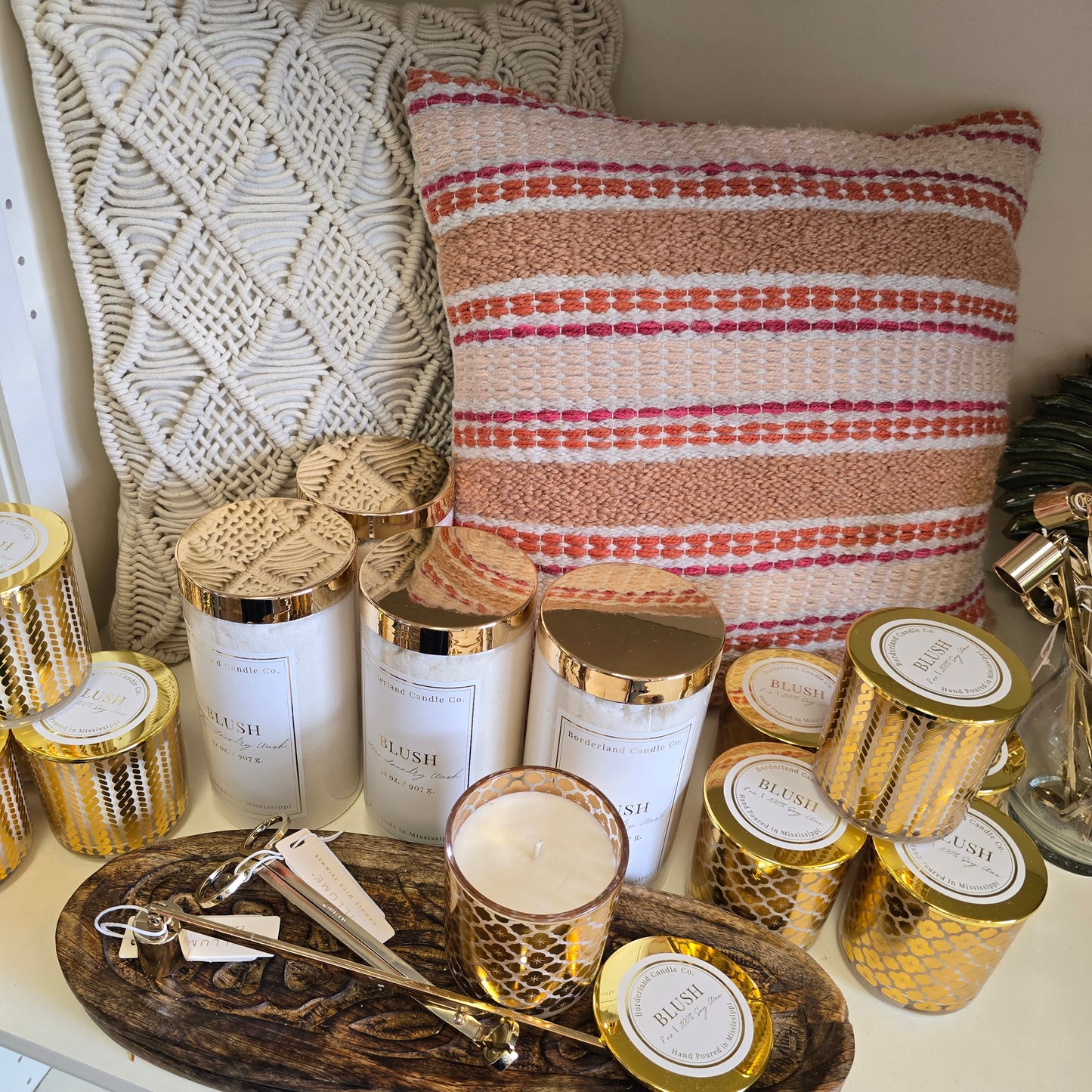 Blush and Coral New to You Textured Pillow