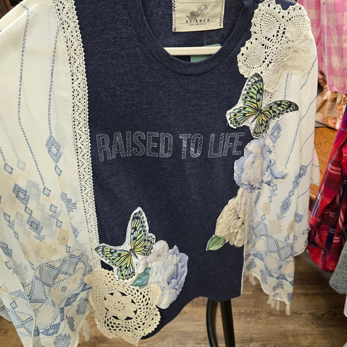 Raised to Life Upcycled Top