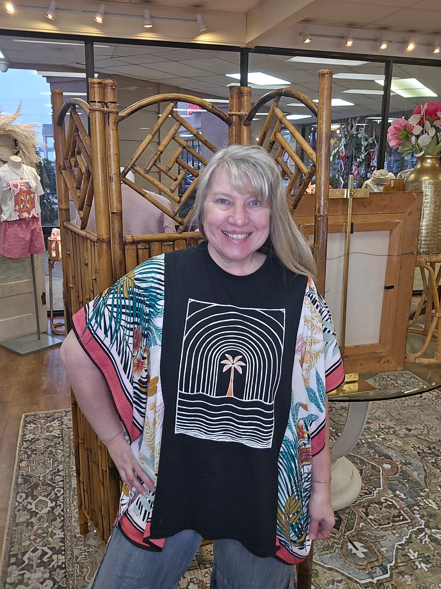 Miami Vice Upcycled Top