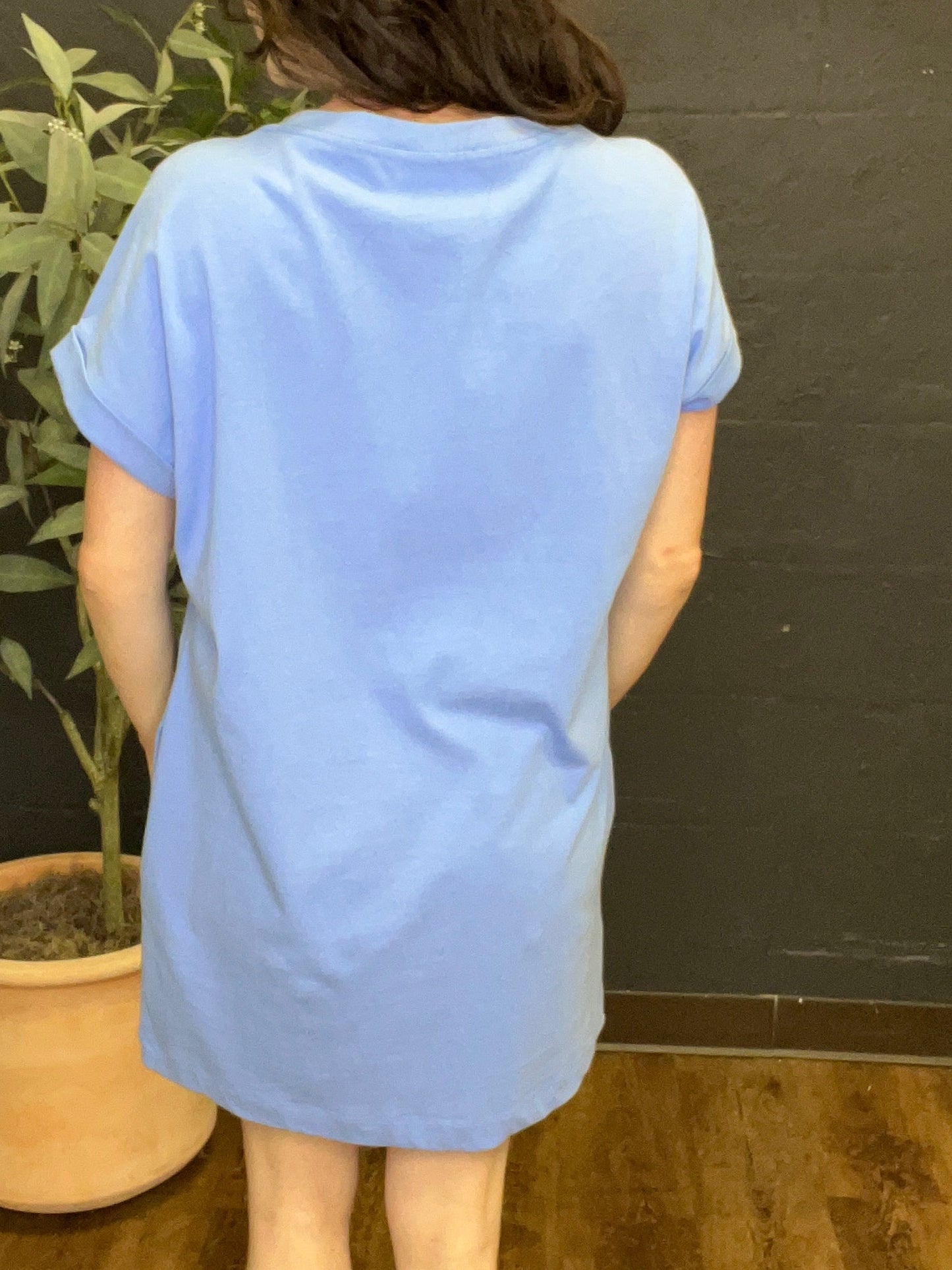 Gulf Breeze Cotton Dress with Pockets