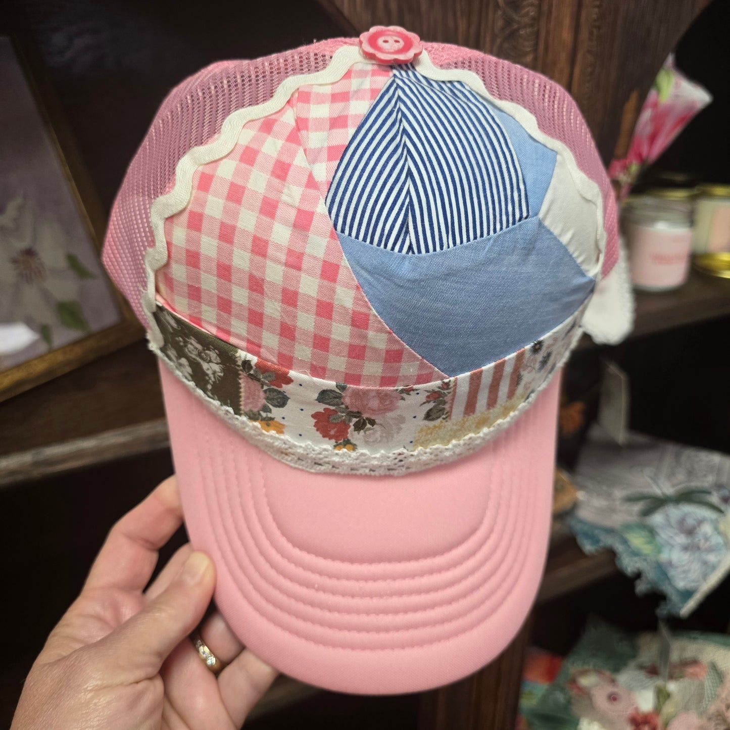 Crowned for His Glory Love You to Pieces Handmade Hat