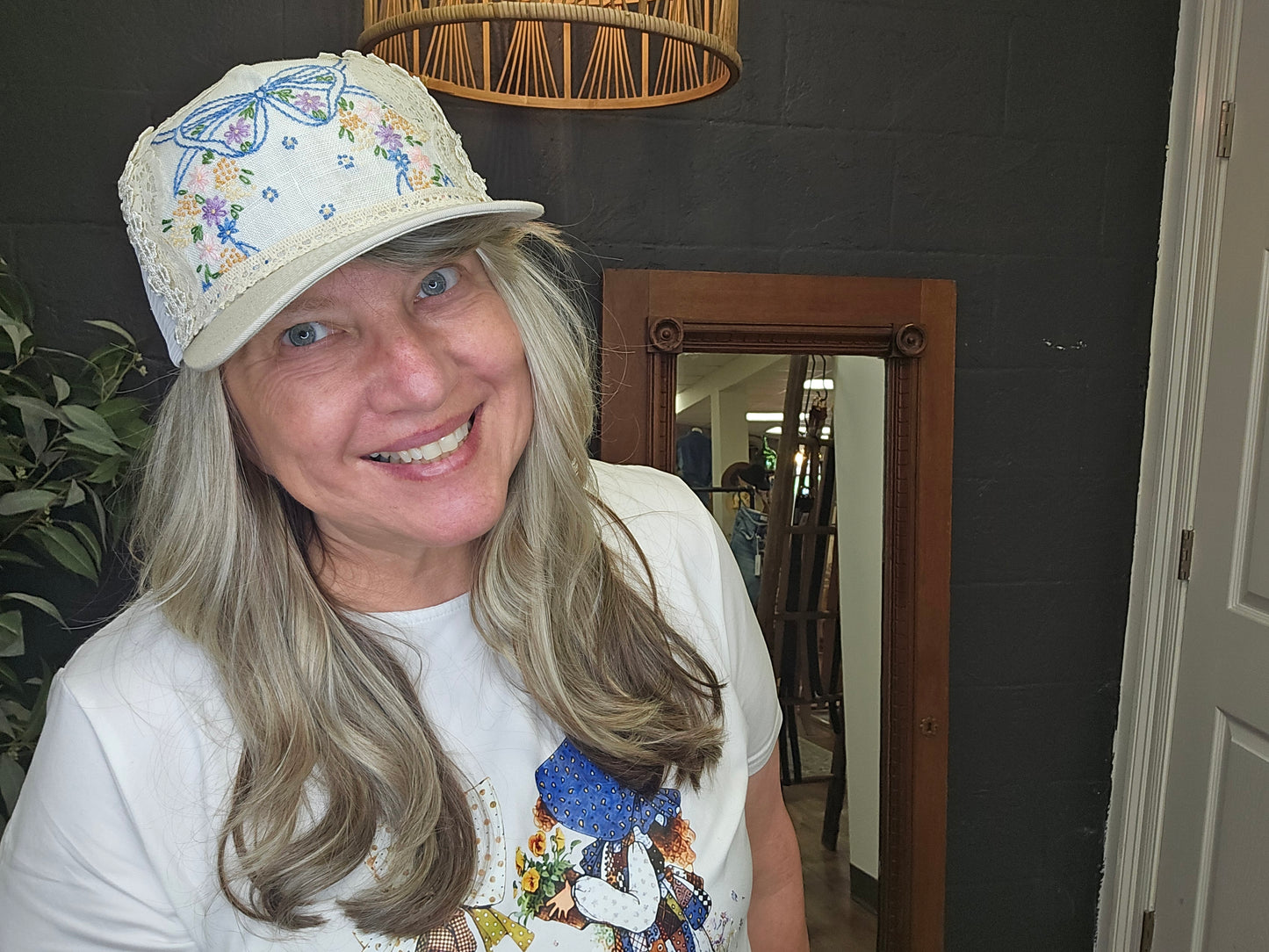 Crowned for His Glory Bow Handmade Hat