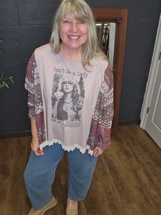 You are a Legend Upcycled Top