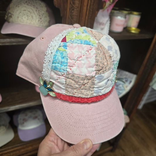 Crowned for His Glory Grandma's Quilt Handmade Hat