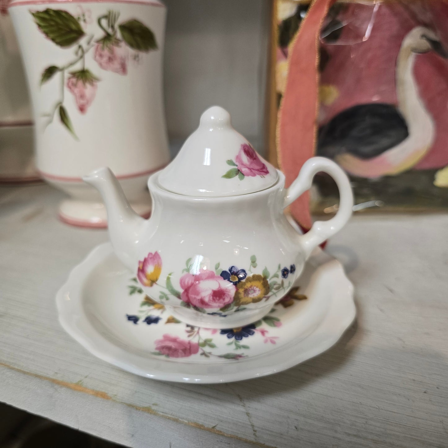 Miniature Porcelain Teapot