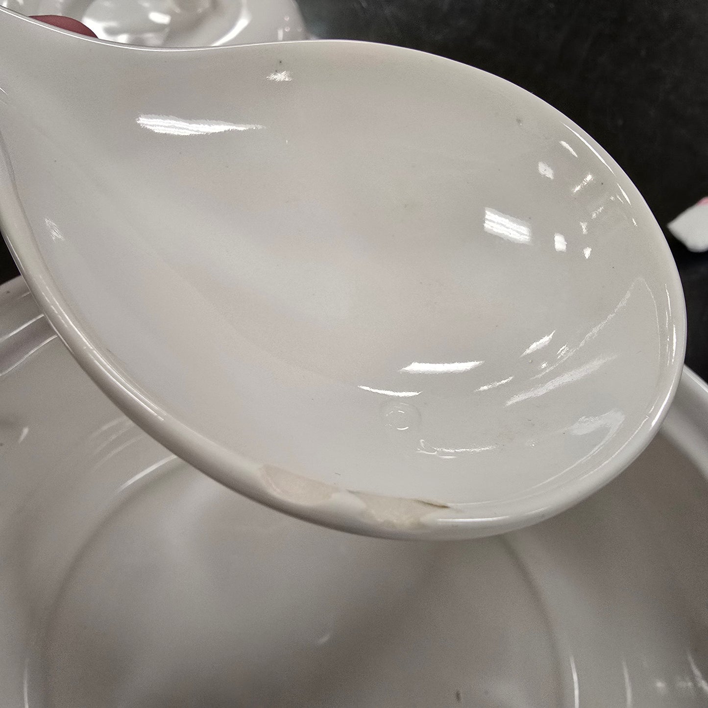 Vintage Ceramic Casserole Dish/Soup Dish with Spoon