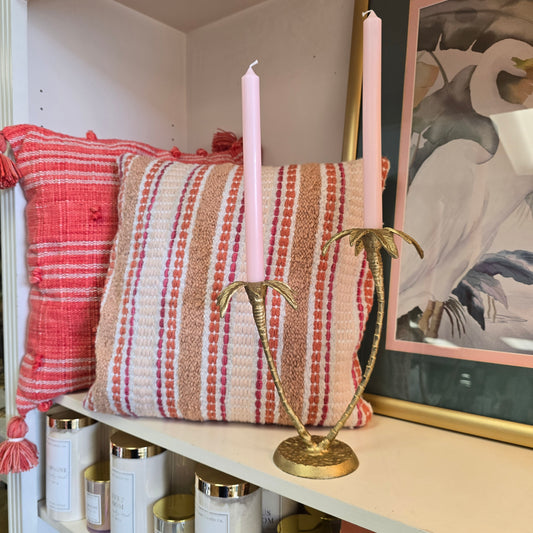 Blush and Coral New to You Textured Pillow