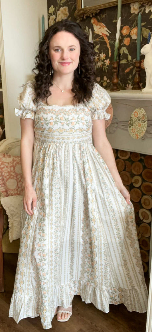 This is a New Day Floral Cotton Maxi Dress (Small to Large)