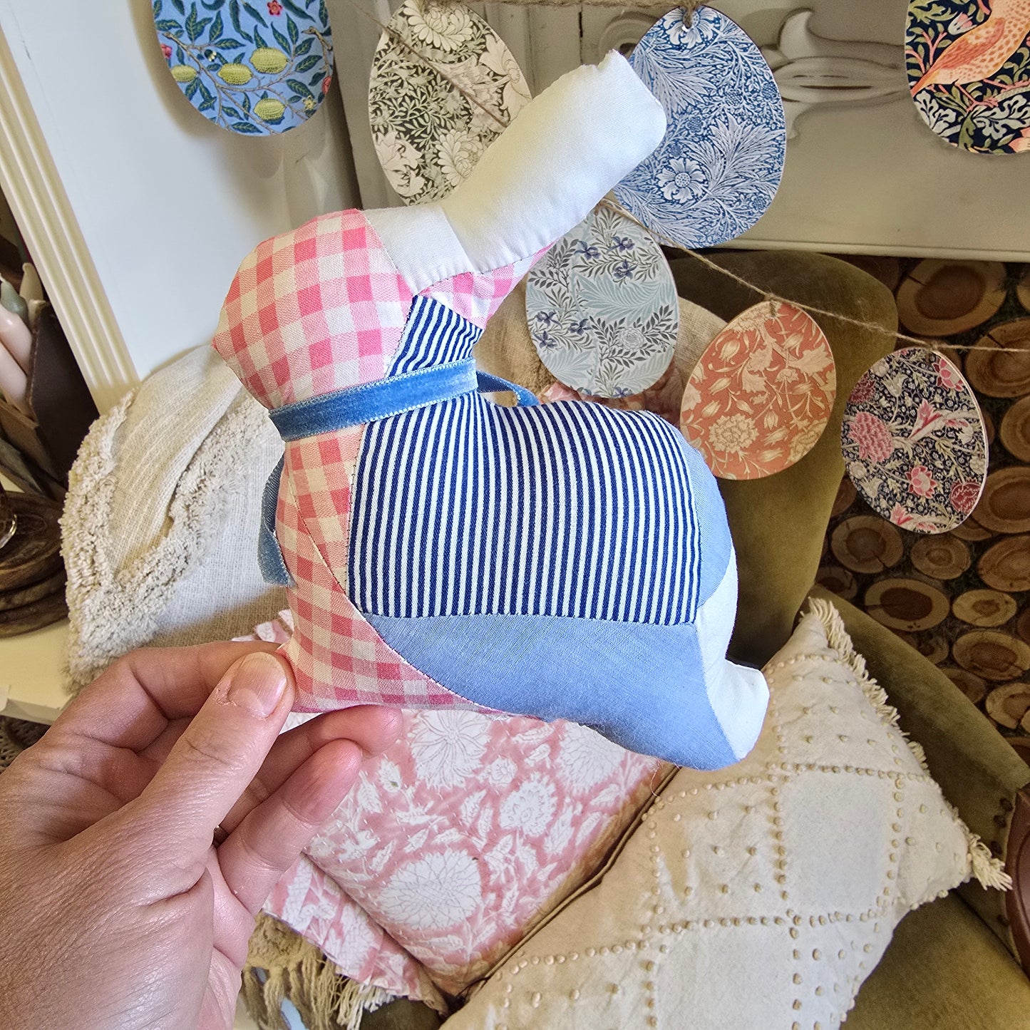 Vintage Hankie Bunny