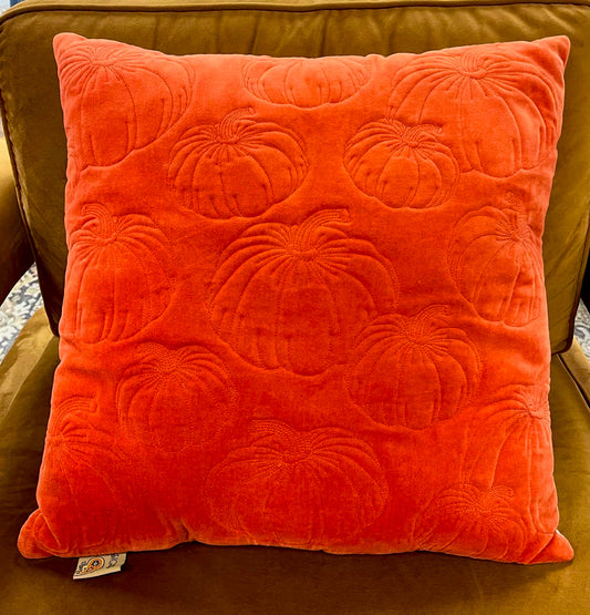 Velvet Pumpkin Pillows