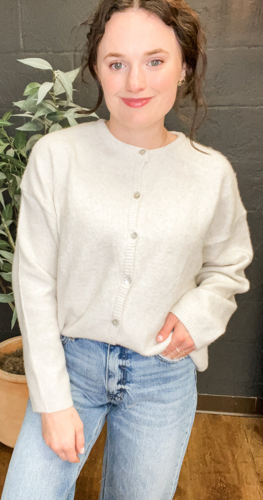 Meet Me at the Library Cardigan