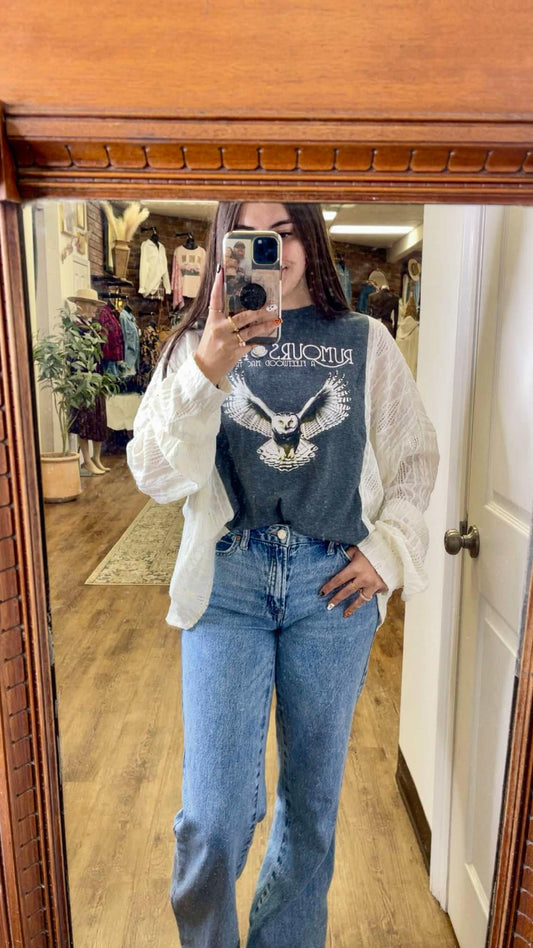 Rumors-Fleetwood Mac Tribute Upcycled Top