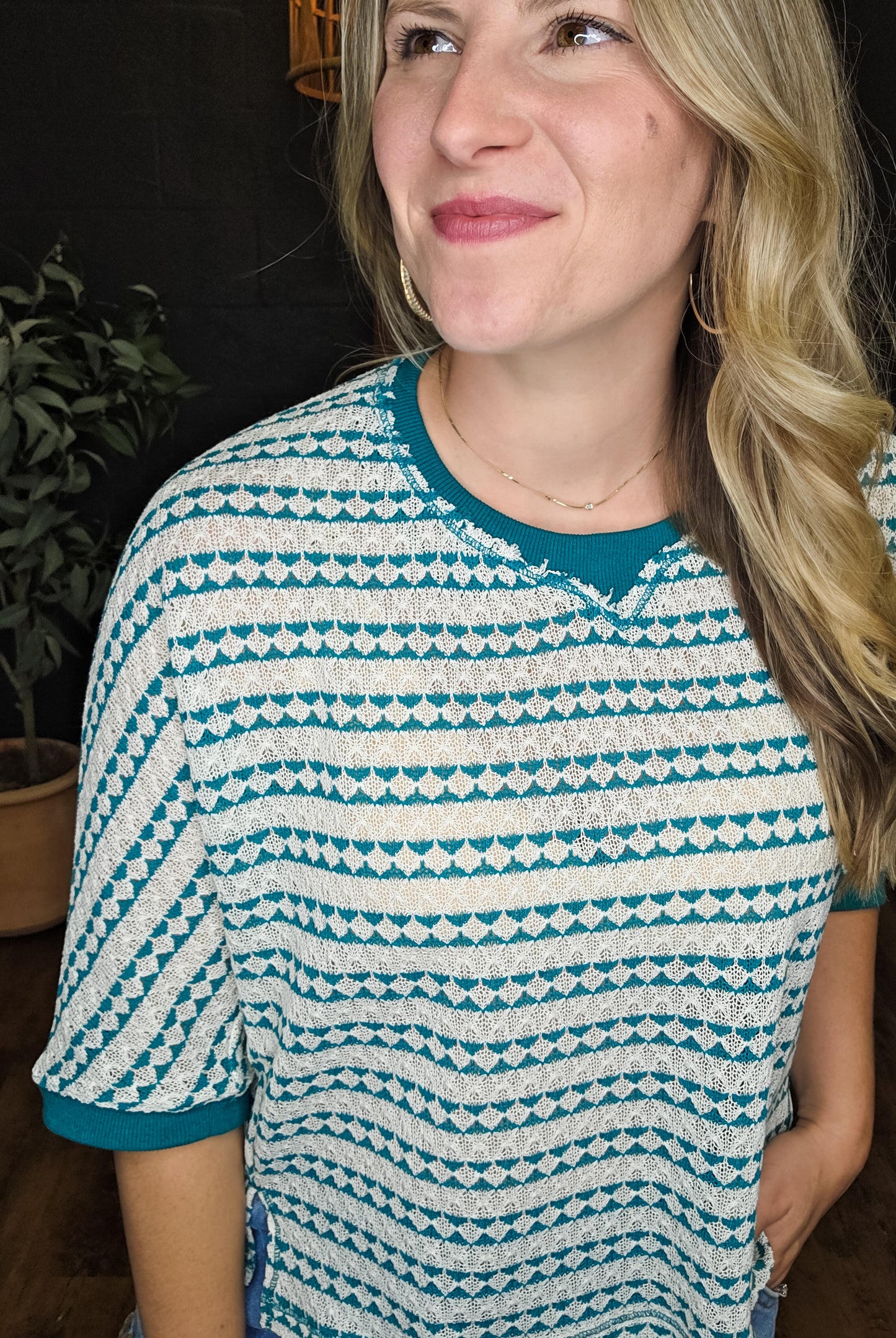 Friend of Jesus Seafoam Top (Small to Large)