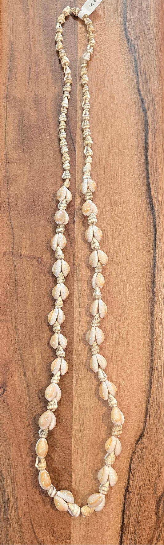VIntage Genuine Cowrie Shell Lei Necklace #4