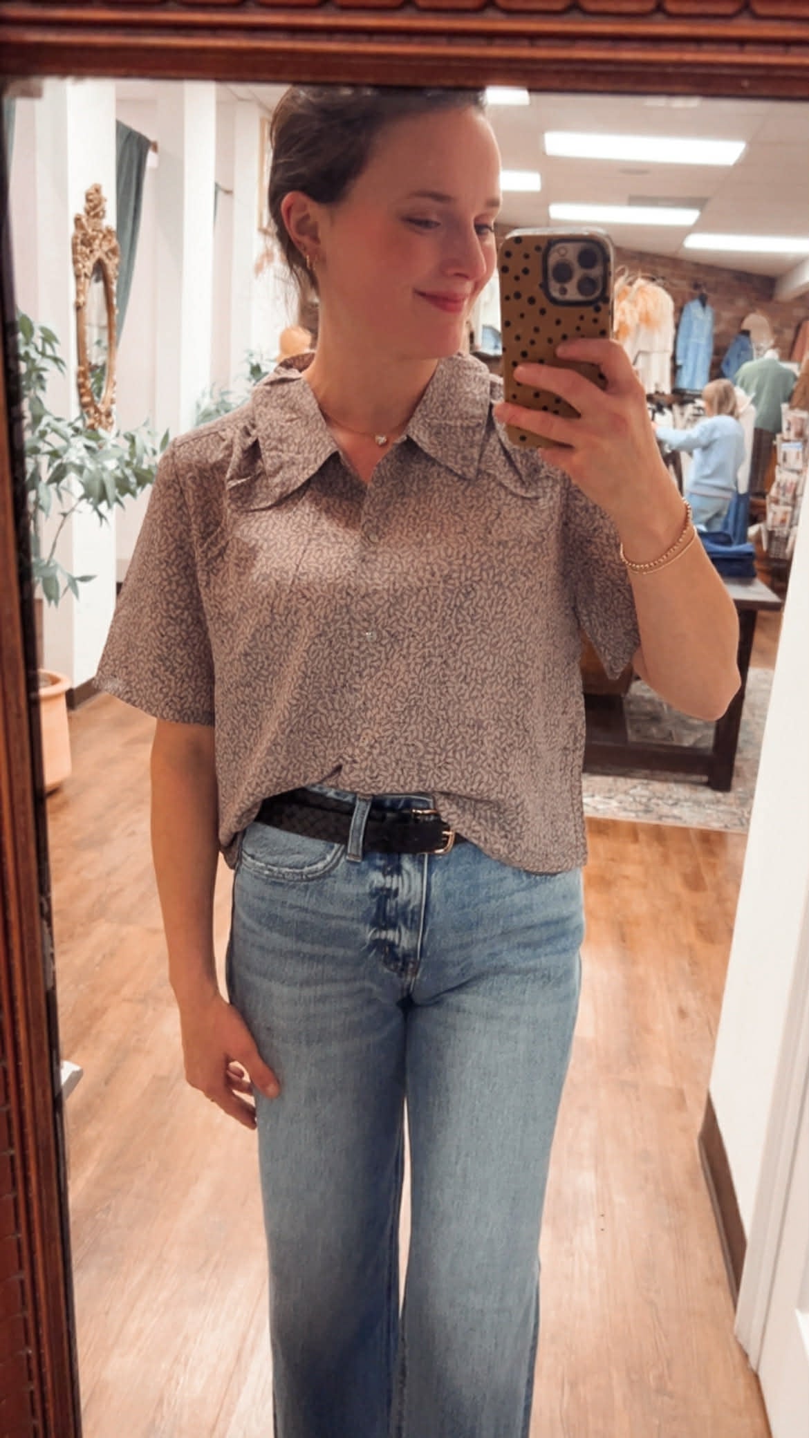 Upcycled Short Sleeve Crop Top