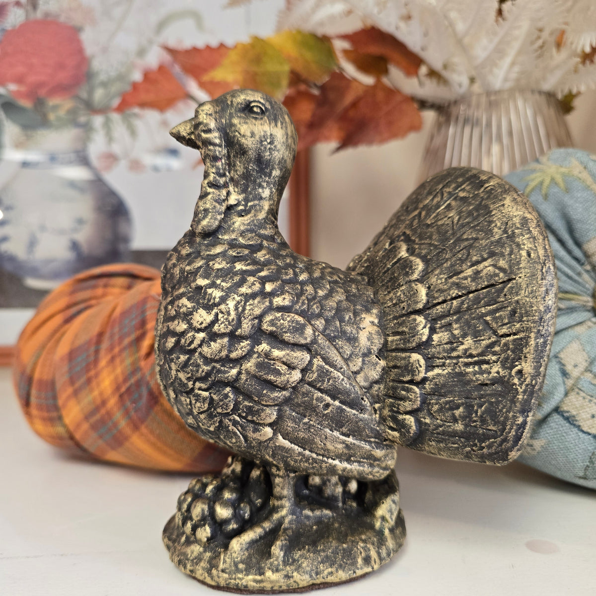 Hand Painted Upcycled Turkey