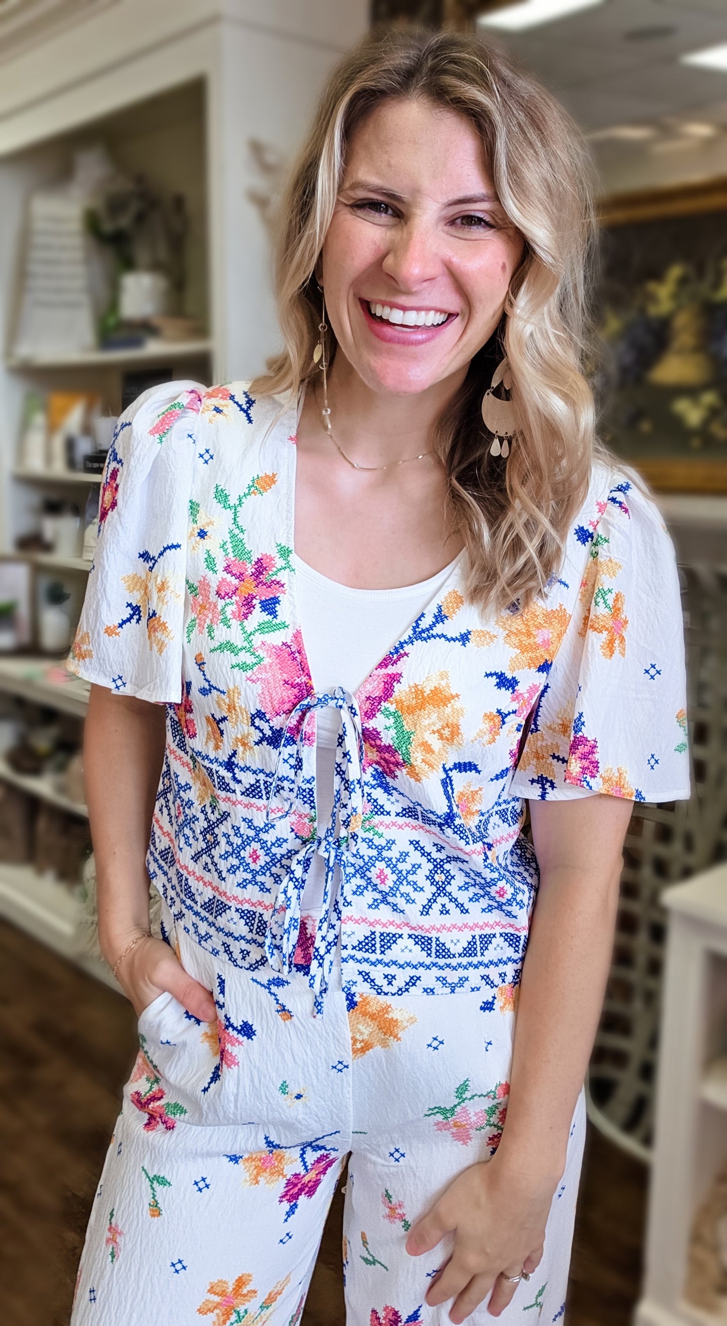 Cross Stitch Cutie Top or Pant(Small to Large)