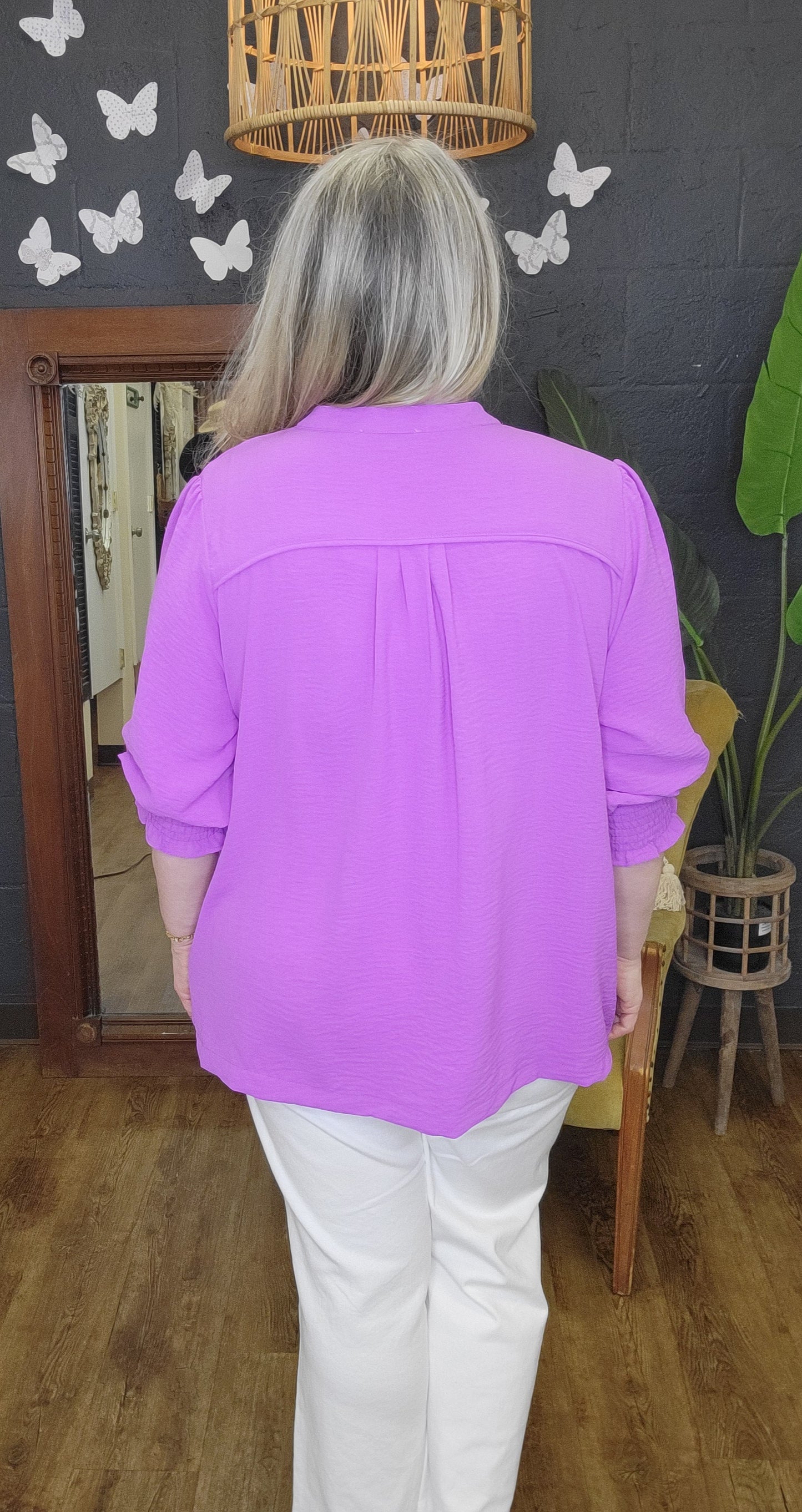 The Morgan Blouse 3 Colors (XL to 2X)